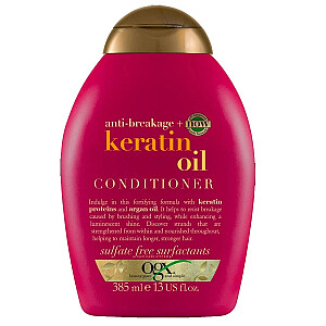 OGX Keratin Oil кондиционер с кератиновым маслом, предотвращающий ломкость волос, 385мл