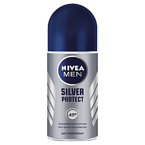 NIVEA Men Silver Protect шариковый антиперспирант Антибактериальная защита 48ч 50мл