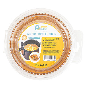 GAISA FRITERA PAPĪRA IELIKTŅI D16CM/H4.5CM, 50GAB, 39 GSM, BRŪNI, Arkolat