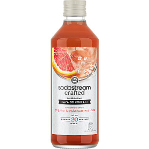 SodaStream Crafted Grapefruit and Black Elderflower 330 ml