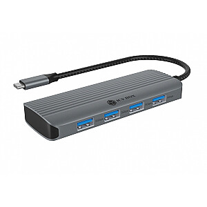 IB-DK4022a-CPD 6in1 dokstacija, HDMI, USB, PD