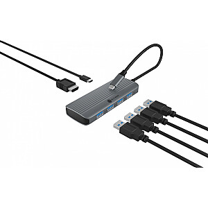 IB-DK4022a-CPD 6in1 док-станция, HDMI, USB, PD