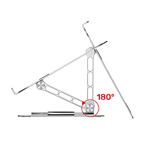 Unitek Регулируемая подставка для ноутбука 360°, 10''- 16''