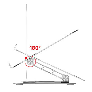Unitek Регулируемая подставка для ноутбука 360°, 10''- 16''