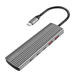 USB3.2 Gen2 Hub, 2xUSB A, 2x USB-C, PD, 100W 