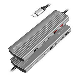 USB3.2 Gen2 centrmezgls, 2xUSB A, 2x USB-C, PD, 100W 