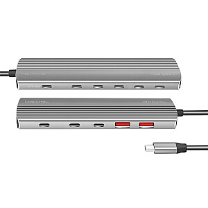 USB3.2 Gen2 centrmezgls, 2xUSB A, 2x USB-C, PD, 100W 