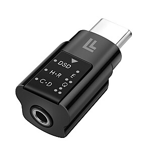 USB-C/M uz 3.5mm/F audio adapteris, DAC, EQ