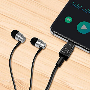 USB-C/M uz 3.5mm/F audio adapteris, DAC, EQ