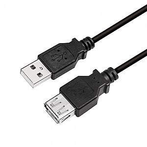 LogiLink USB 2.0m melns