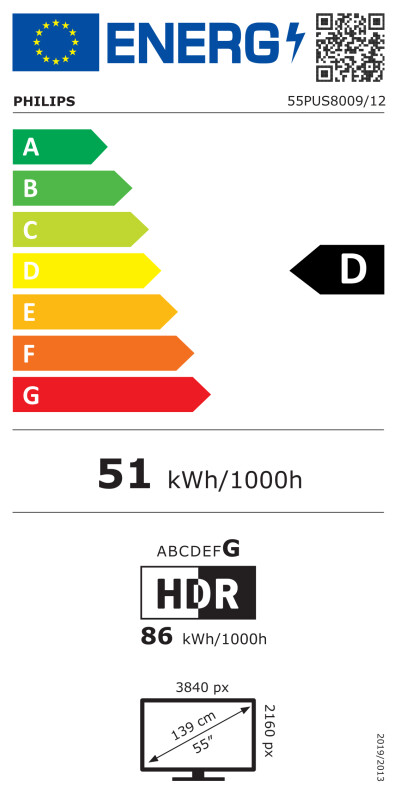 LED TV 55 collas 55PUS8009/12