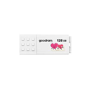 Pendrive GoodRam UME3-1280W0R11-V (128GB; USB 3.0; balta krāsa) VALENTINE