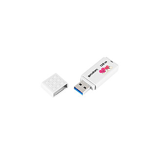 Pendrive GoodRam UME3-1280W0R11-V (128GB; USB 3.0; белый цвет) ДЕНЬ СВЯТОГО ВАЛЕНТИНА