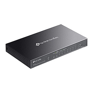 Switch TP-LINK ES210GMP Omada 10-Port Gigabit Vieglā pārvaldība Switch ar 8-Port PoE+