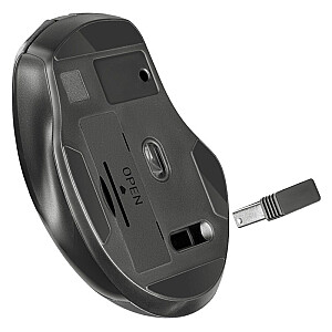 MOUSE DEFENDER PRIME MB-053 RF SILENT BLACK OPTICAL