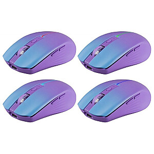 MOUSE DEFENDER MYSTERY MM-301 RF+BT ФИОЛЕТОВЫЙ 1600dpi 6P