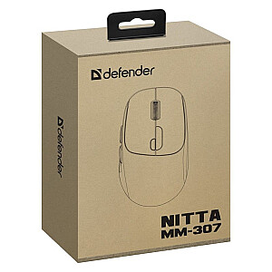 MOUSE DEFENDER NITTA MM-307 RF+BT OPTIC 1600dpi 6P BALTS