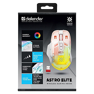 MOUSE DEFENDER GM-056 ASTRO ELITE 3200dpi 7P