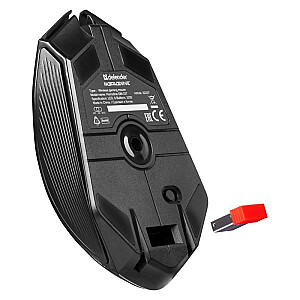 MOUSE DEFENDER GM-126 TISA RF+BT OPTIC 1600dpi 6P ЧЕРНЫЙ