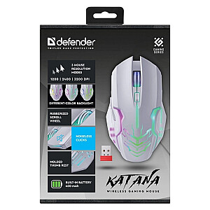 MOUSE DEFENDER GM-511 KATANA RF 3200dpi 7P BALTS