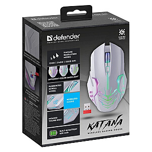 MOUSE DEFENDER GM-511 KATANA RF 3200dpi 7P BALTS