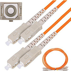 ExtraLink EXTRALINK PATCHCORD SC/UPC-SC/UPC MM 50/125 DUPLEX 3.0MM 1M