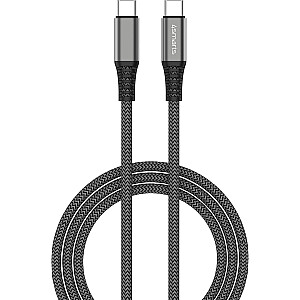 Kabeļi USB 4smarts 4smarts USB-C uz USB-C Kabeļi PremiumCord 100W 3m, melns