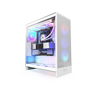 NZXT PC CASE H7 FLOW RGB MIDI TOWER WHITE (2024)