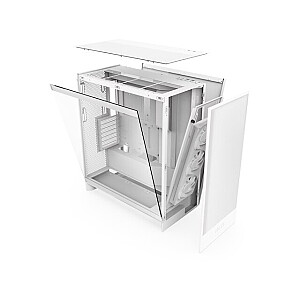 NZXT PC CASE H7 FLOW RGB MIDI TOWER WHITE (2024)