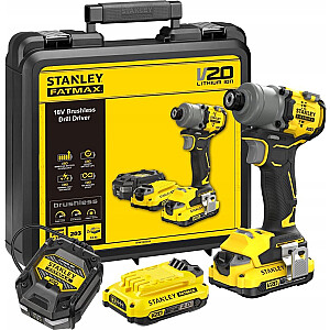 Электрическая отвертка Stanley Brushless FATMAX 18V V20 190Nm SFMCF830D2K-QW