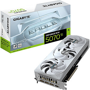 Grafikas karte Gigabyte GeForce RTX 5070 Ti Eagle OC ICE SFF 16GB GDDR7 (GV-N507TEAGLEOC ICE-16GD)