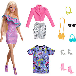 Barbie lelle Mattel Barbie un svētku modes (HYT61)