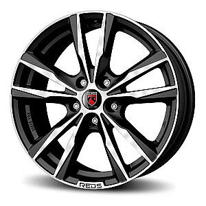 Reds K2 HD Matt Black polished 6,5x16 5x110 ET35 CB65,1 60° 690 kg WKHE65635065 Reds