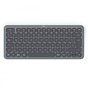 WK-500 daudzierīču tastatūra Melna-pelēka