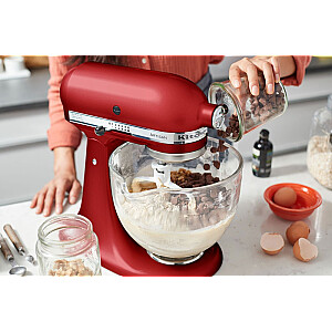 KitchenAid Artisan 5KSM175PS pārtikas pārstrādātājs 300 W 4.8 L Sarkans