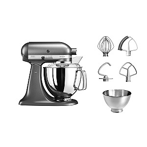 KitchenAid 5KSM175PSEMS Artisan pārtikas procesors 300 W 4.8 L Sudrabs