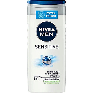 NIVEA Men dušas želeja Sensitīvs 250ml