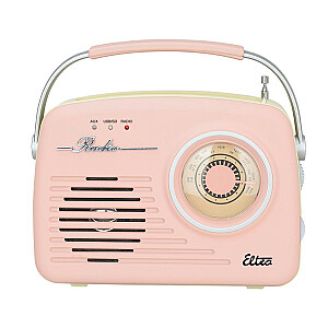 Radio LUIZA RETRO SP-11 MP3 USB SD Rozā