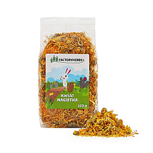 FACTORY HERBS Kliņģerīšu ziedi - našķis grauzējiem un trušiem - 100g
