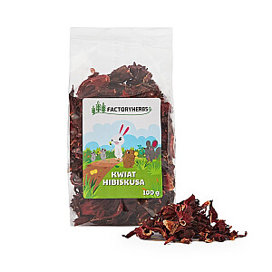 FACTORY HERBS Цветок гибискуса - лакомство для грызунов и кроликов - 100г