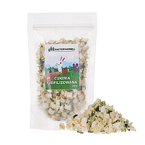 FACTORY HERBS Замороженные кабачки - лакомство для грызунов и кроликов - 20г