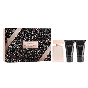 SET NARCISO RODRIGUEZ For Her Musc Nude EDP smarža 50ml + ĶERMEŅA PIENS 50ml + DUŠAS ŽELEJA 50ml