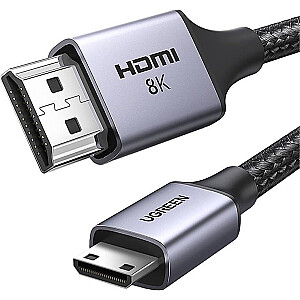 Ugreen HDMI Mini - HDMI кабель 2м черный (15515)