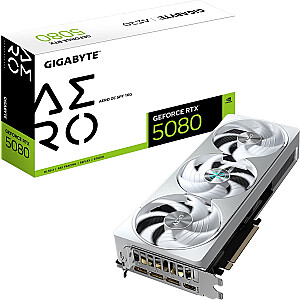 Grafikas karte Gigabyte GeForce RTX 5080 Aero OC SFF 16GB GDDR7 (GV-N5080AERO OC-16GD)