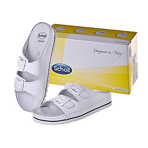 Scholl Air Bag - unisex sandales baltas, izmērs 40