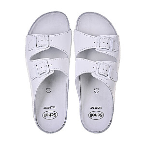 Scholl Air Bag - unisex sandales baltas, izmērs 40