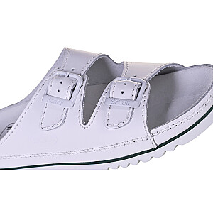 Scholl Air Bag - unisex sandales baltas, izmērs 40