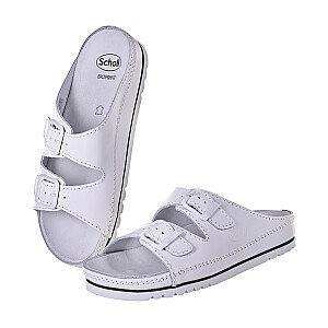 Scholl Air Bag - unisex sandales baltas, izmērs 40