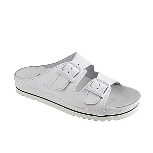 Scholl Air Bag - unisex sandales baltas, izmērs 40
