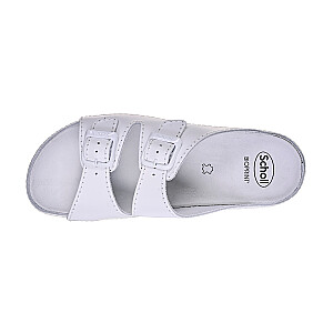 Scholl Air Bag - unisex sandales baltas, izmērs 40